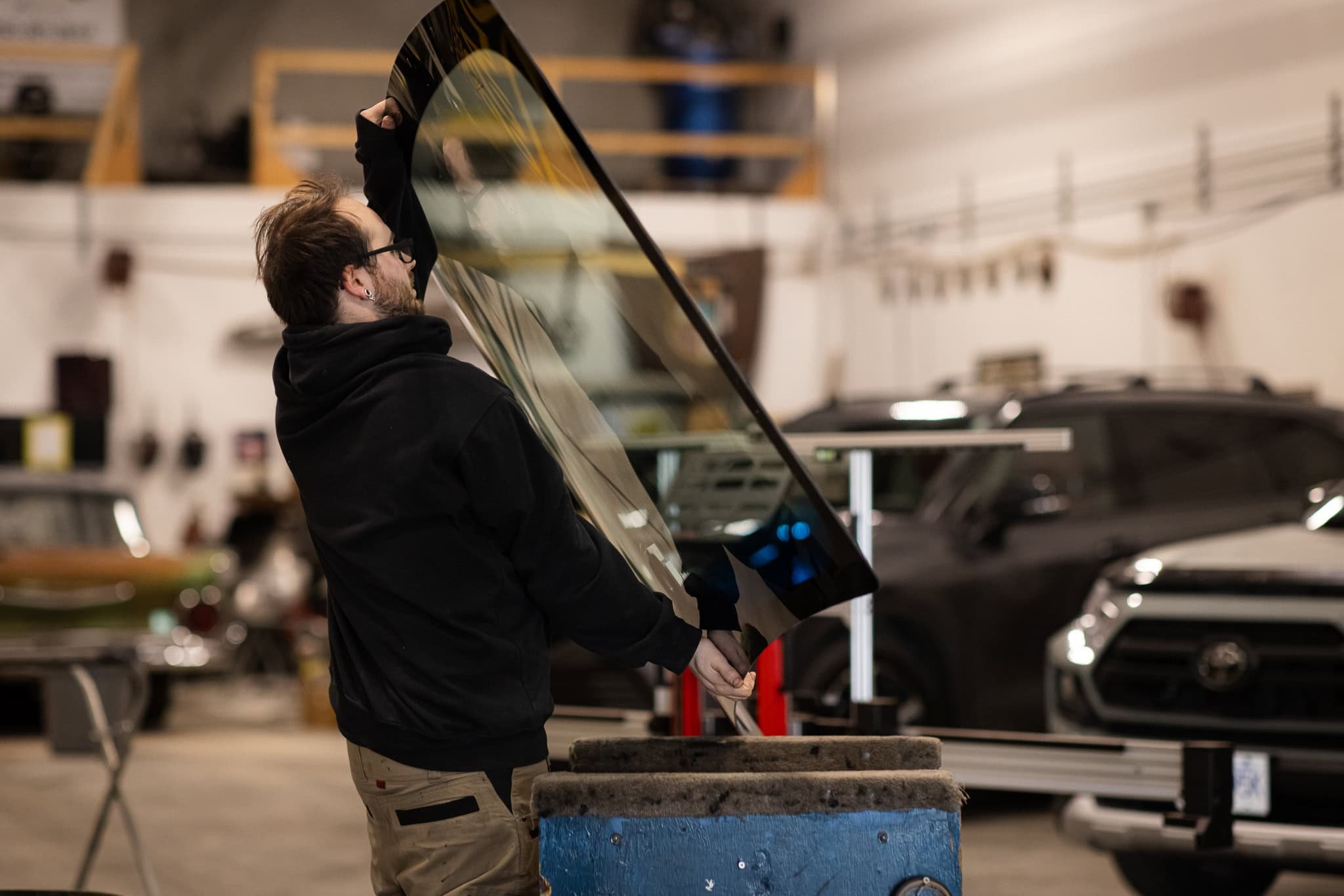 Windshield repair in Kelowna shop